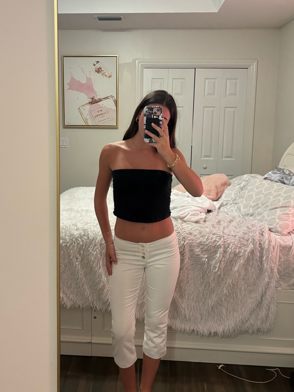 Peppermayo White Capri Pants XXS | Perfect Condition | Worn Once